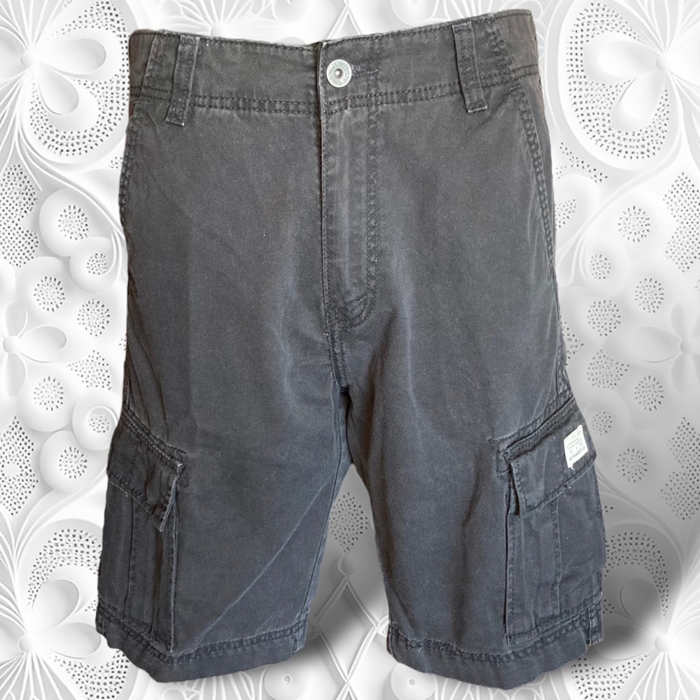 Levi’s Vintage Black Denim Cargo Shorts Size 30